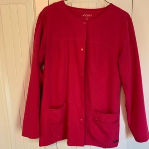 Pink Jockey Scrub Jacket 💕